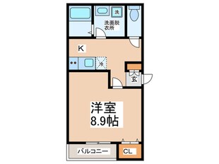 エヴァンステ－ジ栄町の物件間取画像